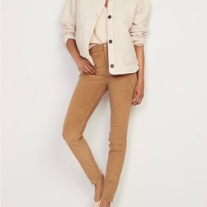 Old Navy Brown Cordouroy High Rise Skinny Jeans